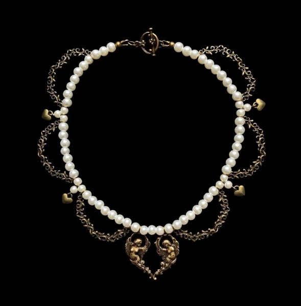THE LOVERS PEARL CHOKER XS
