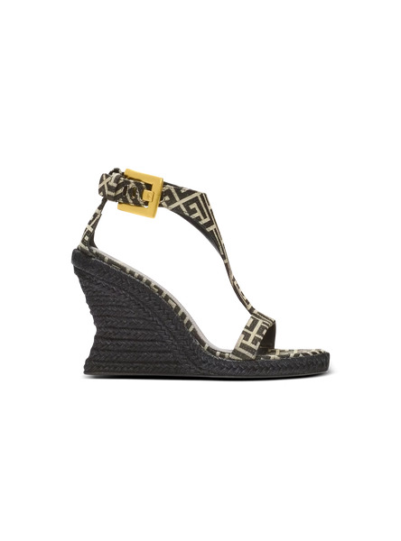 Anthem wedge espadrilles in monogram jacquard
