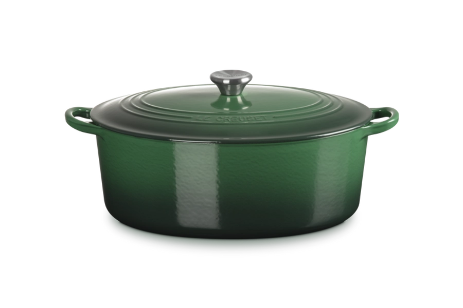 Cast Iron Classic Oval Casserole with Stainless Steel Knob