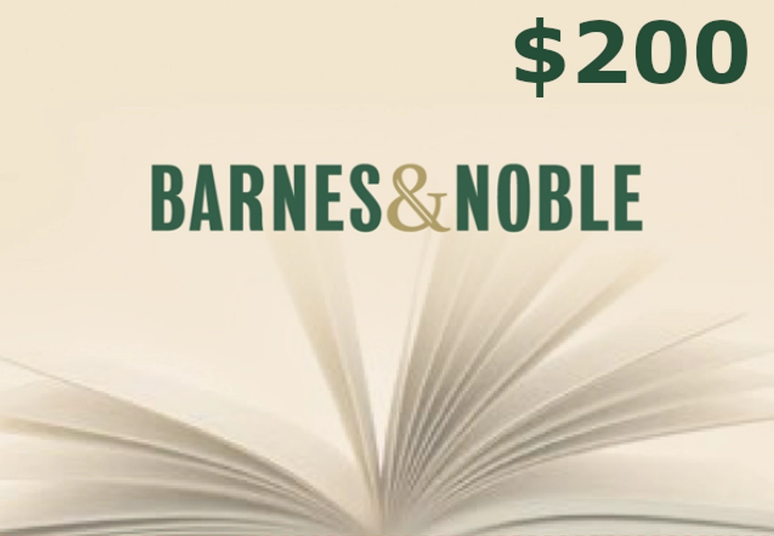 Barnes and Noble $200 Gift Card US
