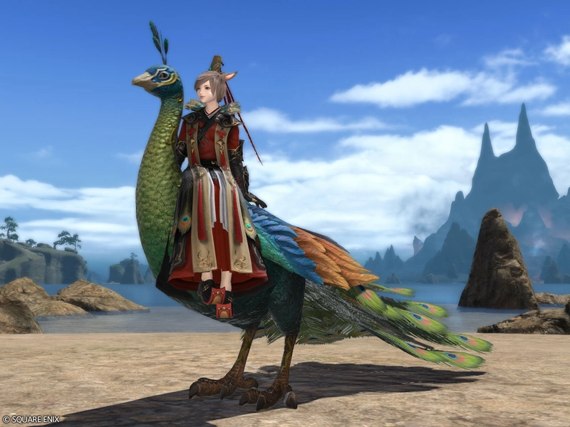 Mount: Kingly Peacock (Account-wide) | FINAL FANTASY XIV Online Store