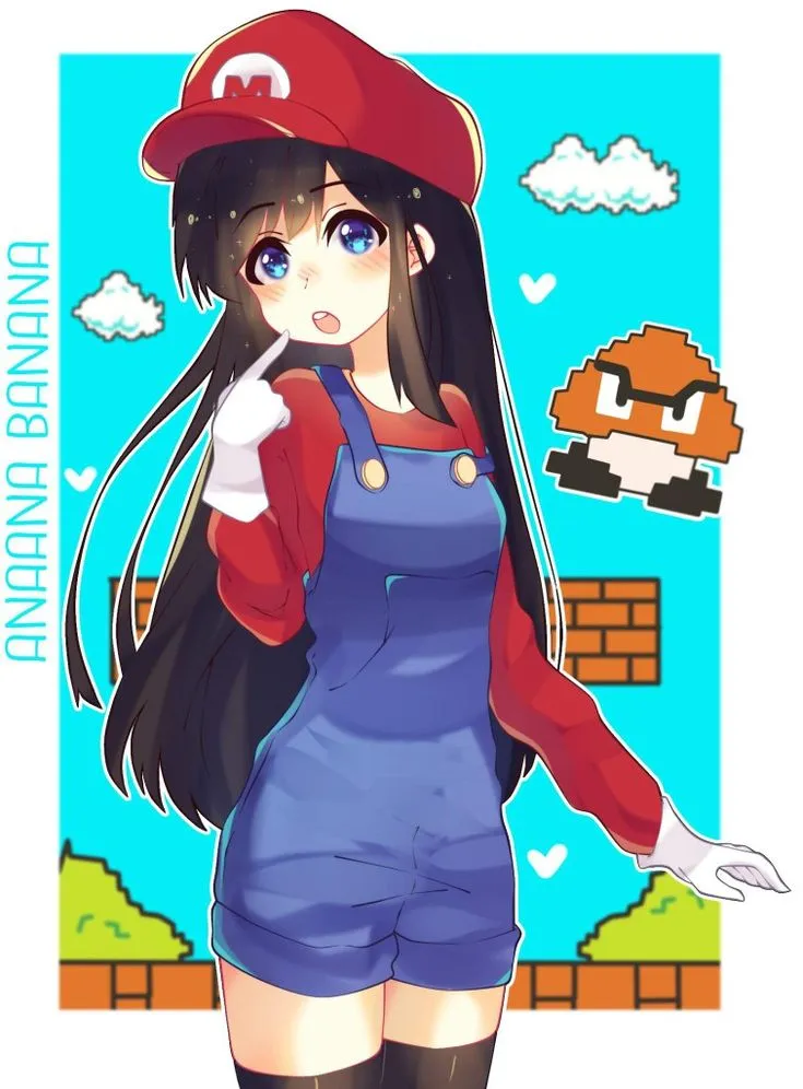 Girl Mario (genderbend Mario)