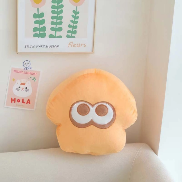 Splatoon Plush Toy Squid Stuffed Toy Cute Splatoon Cushion Pillow - C