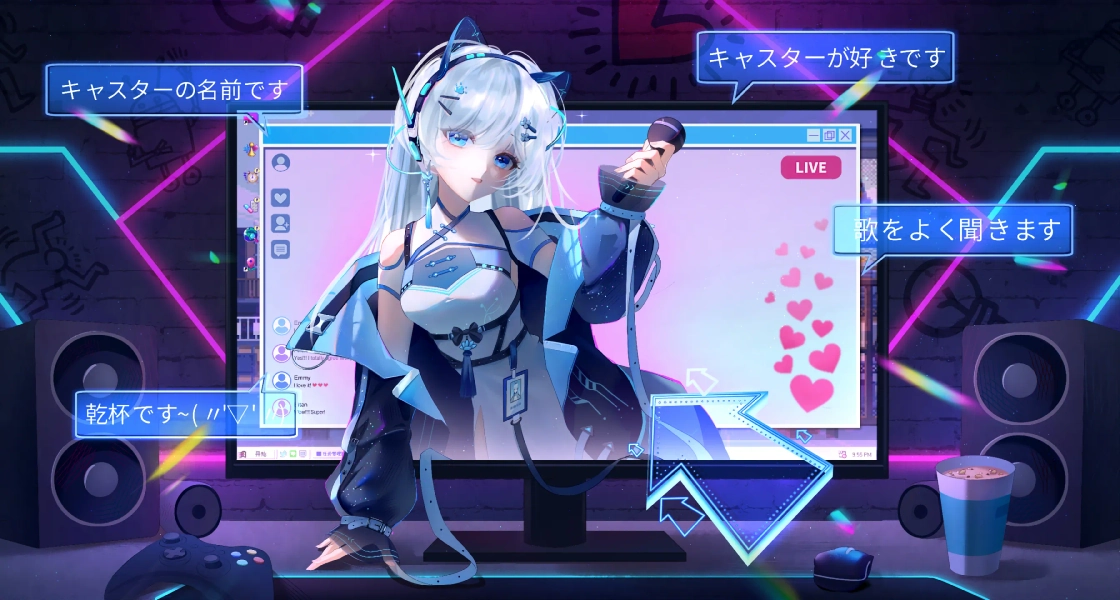 [YCH•P] V-Girl by ASAMIss 