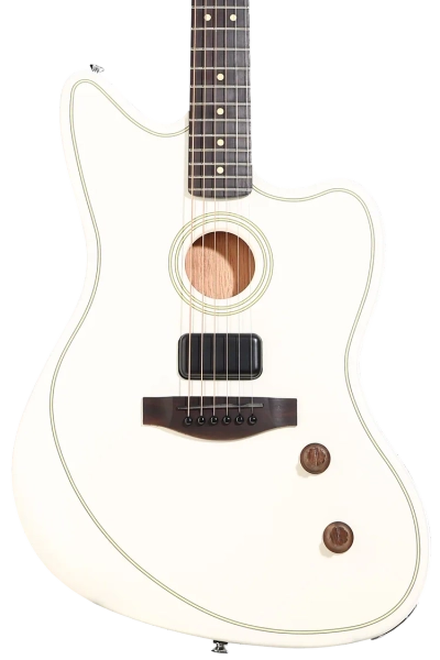 Acoustasonic Standard Jazzmaster Acoustic-electric Guitar - Arctic Gold, Sweetwater Exclusive