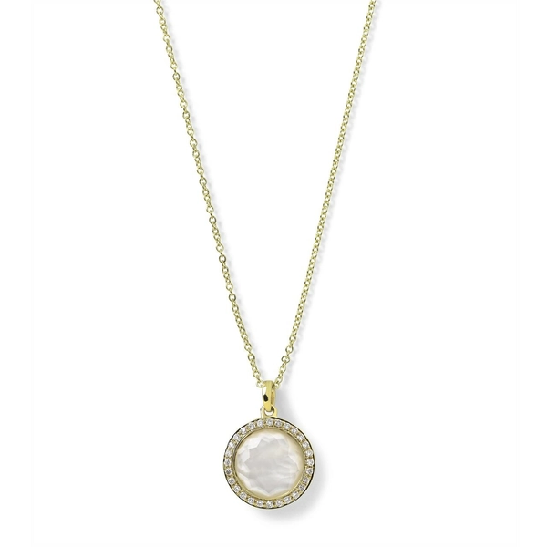 Ippolita Necklace in Mother of Pearl and Diamonds