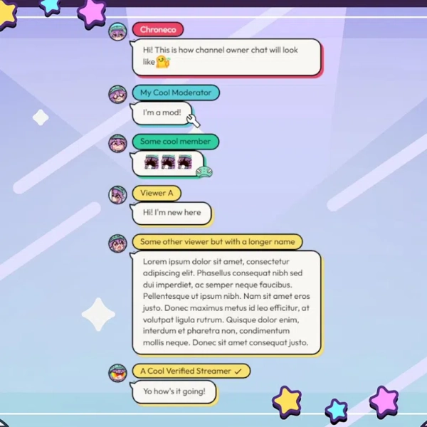 Macaron Chatbox (Youtube CSS) by Chroneco (@chrone_co)