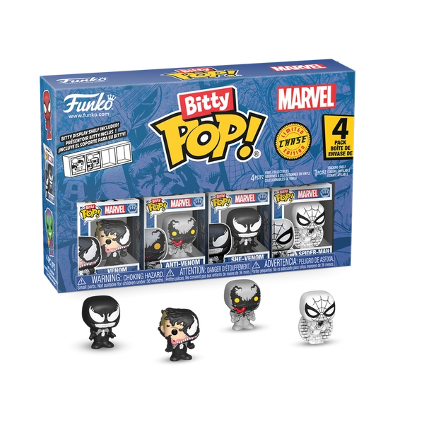 Bitty Pop! Spider-Man 4-Pack Series 3