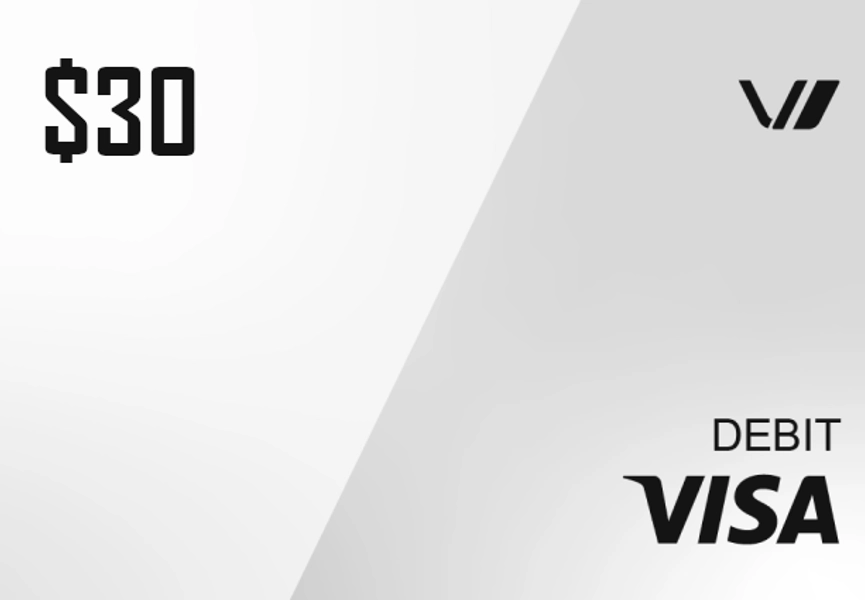 Virtual Visa $30 Gift Card