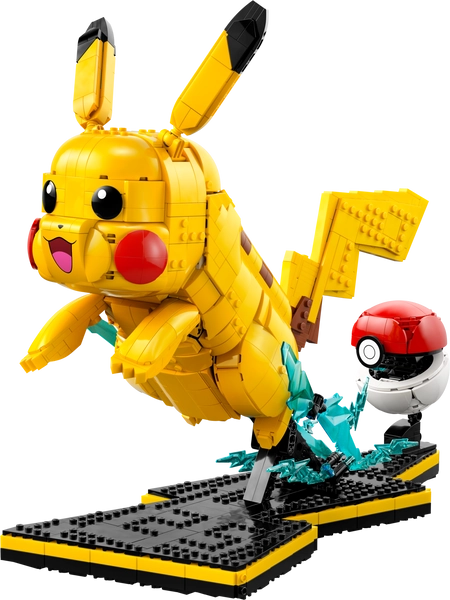 lego Pikachu and Poké Ball