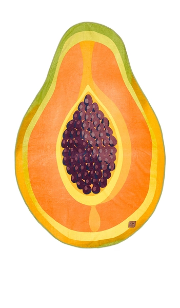 Slowtide Yaya Beach Towel in Orange.