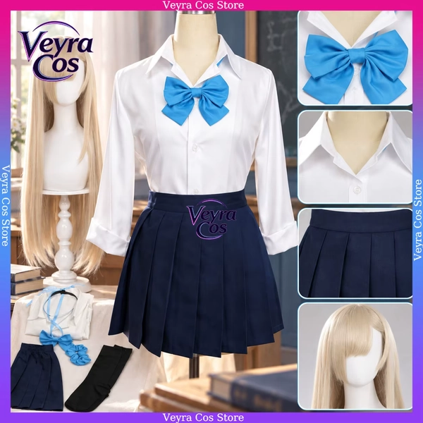 Blue Archive The Ichinose Asuna Japanese-style JK Sexy Campus Game Animation Cosplay Costume Wig Uniform Suit School Woman Show - AliExpress 200000532