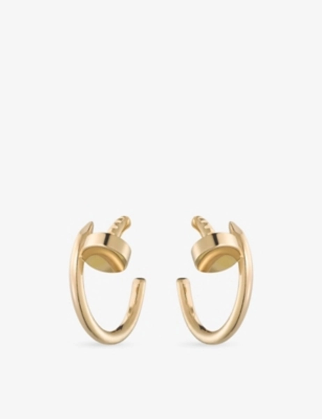 Juste Un Clou 18ct yellow-gold earrings
