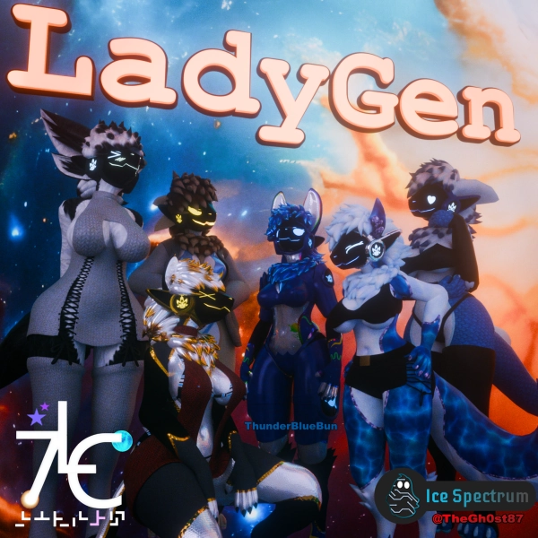 LadyGen ProtogenGirl 7LC [PC/Quest] by artefale on Jinxxy