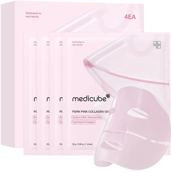 Medicube PDRN Pink Collagen Gel Masks 4 Pack