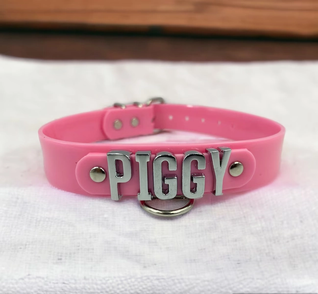 Piggy PVC Collar Custom Made Choker