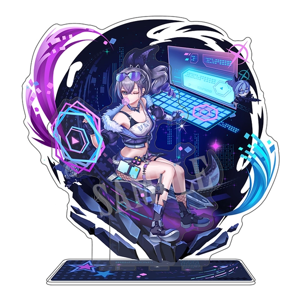 Silver Wolf Stand Honkai Star Rail Silver Wolf Acrylic Standee Figure