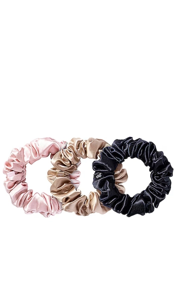 slip Classic Large Scrunchie 3 Pack in Multi.