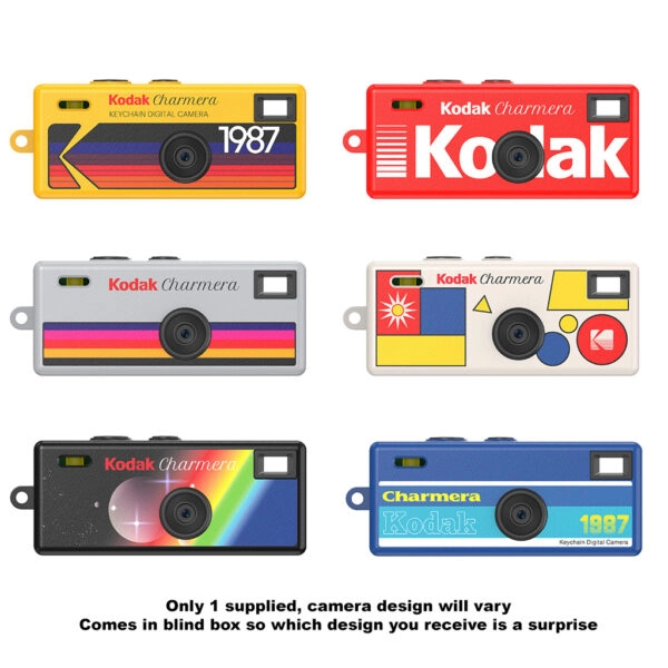Kodak Charmera Keychain Digital Camera – Retro Mini Vintage Style, 1080p Video, Built-in Flash, USB-C Rechargeable, Compact & Portable