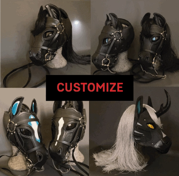 MÁSCARA PONNY CUSTOMIZADA - Tuft Squad