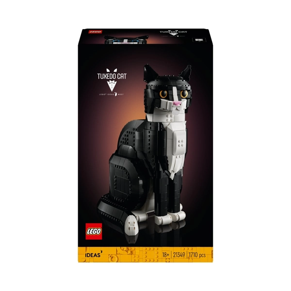 LEGO Ideas Biało-czarny kot 21349 dla miłośników zwierząt