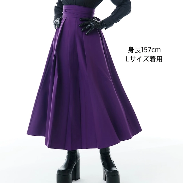 袴スカート 紫