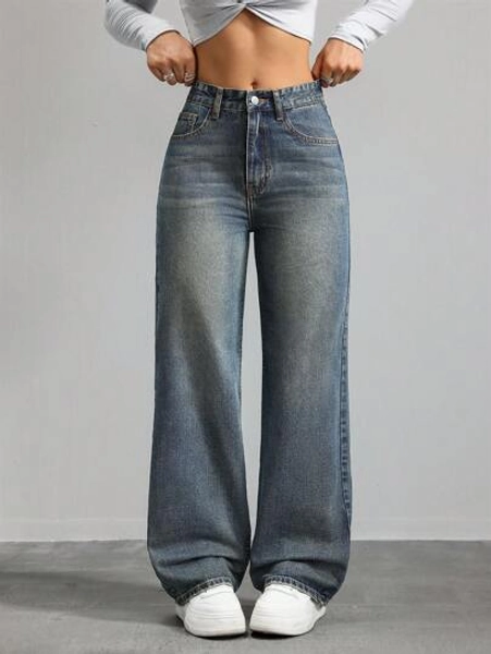 Casual Washed Retro jeans
