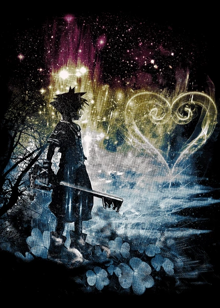 'a path to the heart' Poster, picture, metal print, paint by Kharma Zero | Displate