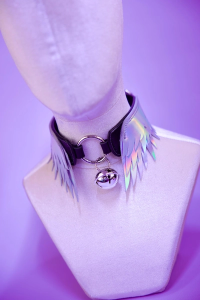 Handcrafted Pearl collar with wings