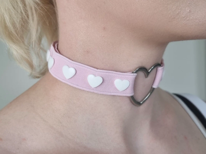 Little Hearts Choker - Etsy