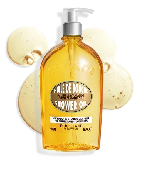 Almond Shower Oil - 500ml | L'Occitane Singapore