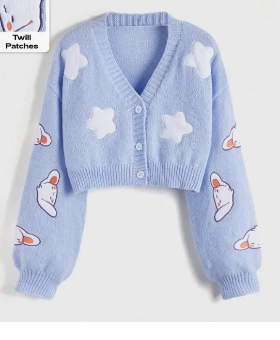 Pastel Blue Cardigan
