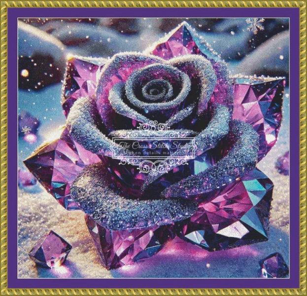 Crystal Rose - Purple
