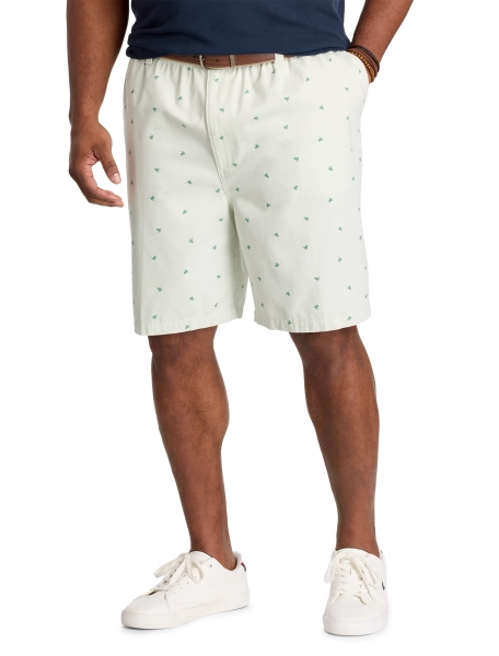 Elastic-Waist Cotton Shorts