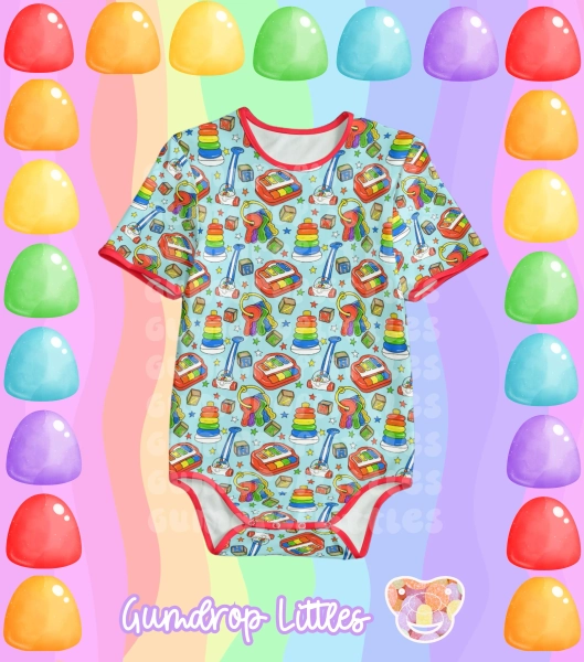 ABDL Retro Toys Onesie