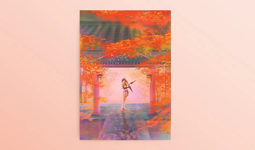 Final Fantasy 7 Postcard: Yuffie Kisaragi