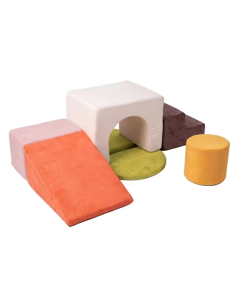 Bopeep Kids Climbing Foam Blocks Playset 7Pcs Toddler Soft Couch Crawl Play Toys