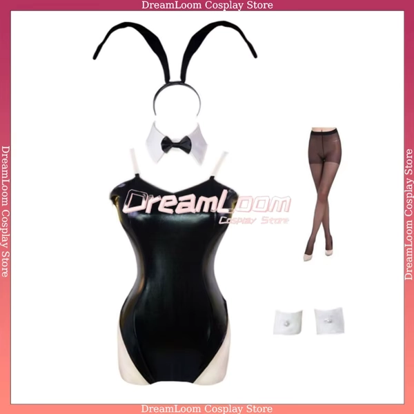 Costumes de cosplay unisexes Anime Cos Sakurajima Mai Bunny Girl, ensembles d'uniformes pour Halloween et Noël