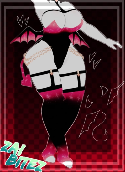 Succubus Set for CryptiaCurves FNC Avatars