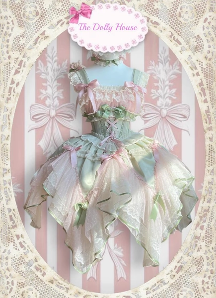 Little Faerie Gardens Corset Dress Lolita Sweet Dress - Etsy