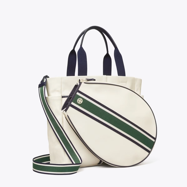 Striped Tennis Tote in misc, size OS
