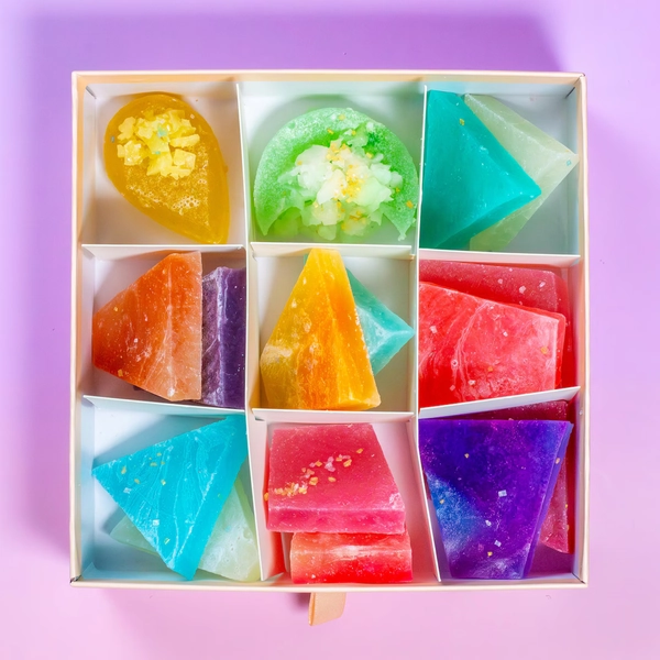 Edible Treasure Box, Kohakutou Candy Box, Crystal Candy, Edible Gem, Edible Jewelry, Edible Crystal, ASMR Candy, Vegan Candy, Gemstone Candy - Etsy