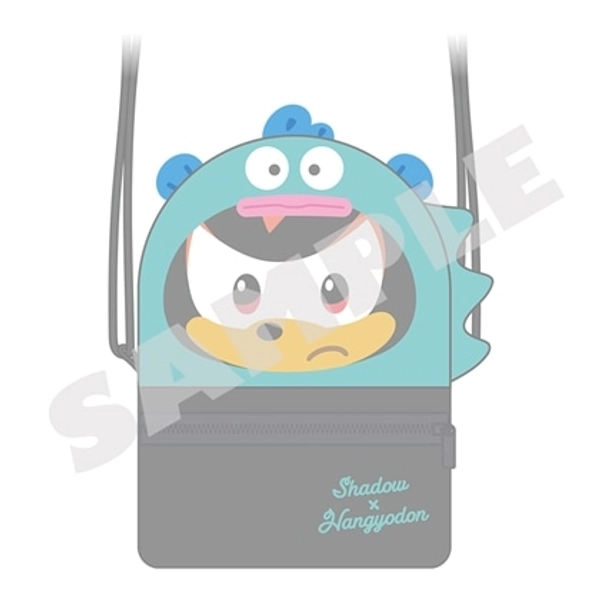 SONIC & FRIENDS×Sanrio characters ミニショルダーバッグ＜シャドウ×ハンギョドン＞