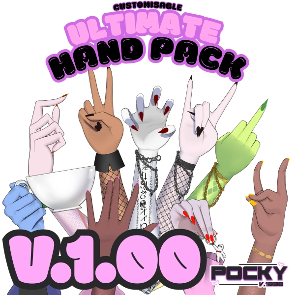 Pack of rigged hands - CUSTOM by Pocky1898 (@Pocky1898)