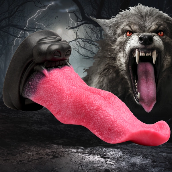 Wolf's Lick Silicone Dildo - Creature Cocks
