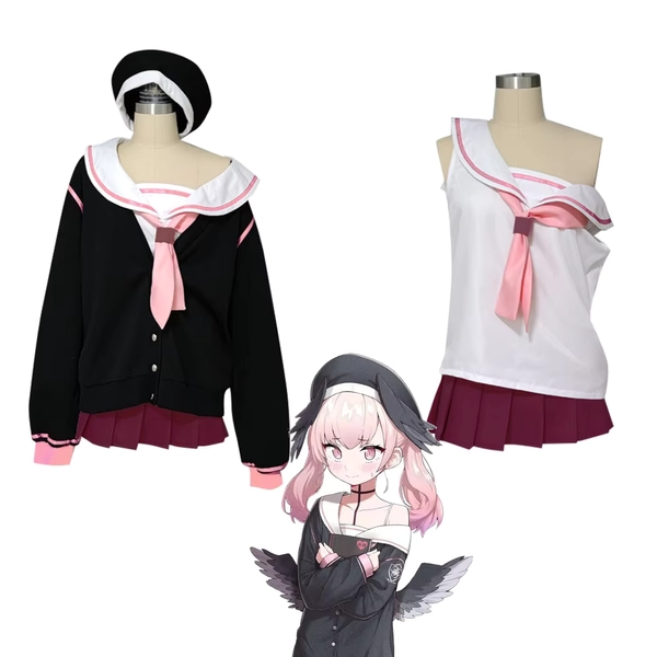 Blue Archive Shimoe Koharu Cosplay Costume Sailor School Uniform Cute JK Uniform With Hat For Anime Cosplay Party - AliExpress 