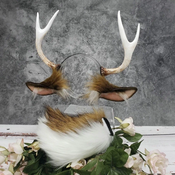 Deer Antlers, Ears, Tail Sweet Tooth - Etsy UK