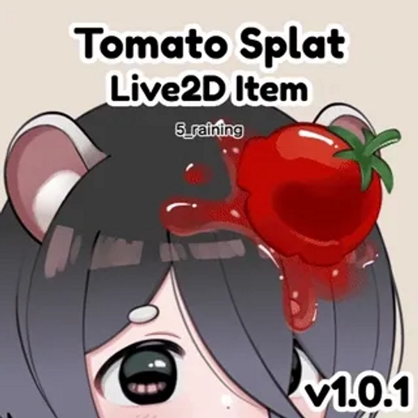 Tomato Splat VTuber Asset 🍅