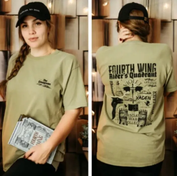 Fourth Wing Lover Heavy Weight Tee | Unisex / 2XLARGE