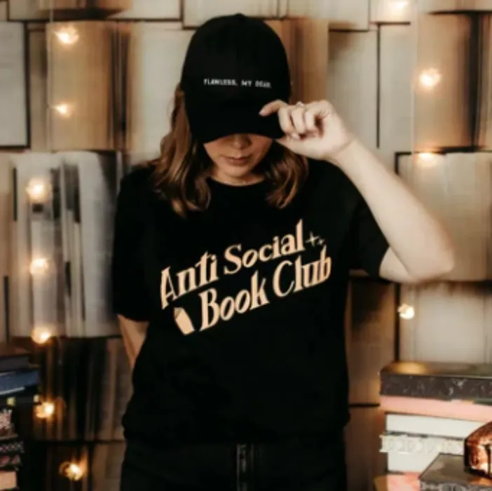 Anti Social Book Club Tee | Unisex / 2XLARGE
